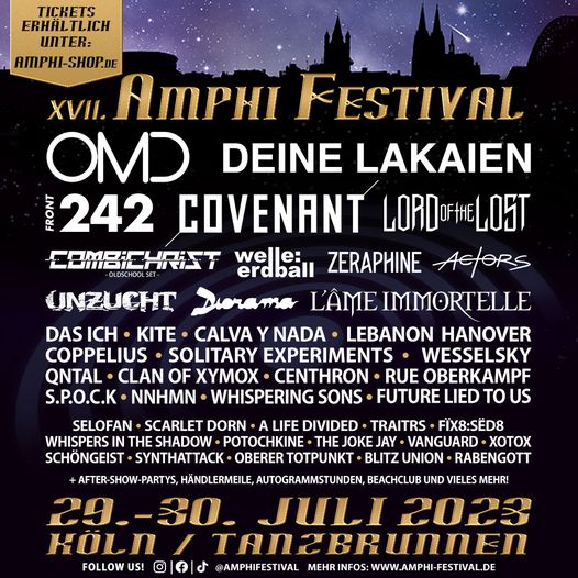 Amphi Festival 2023 line up is now complete