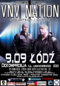 VNV Nation + Cliche + Socjotech