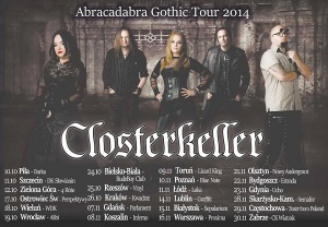 Abracadabra Gothic Tour 2014 Warsaw - Closterkeller + Archangelica