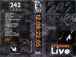 Front 242 - 12:09:22:05 Tyranny Live  (VHS )