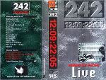 Front 242 - 12:09:22:05 Front By Front Live  (VHS )